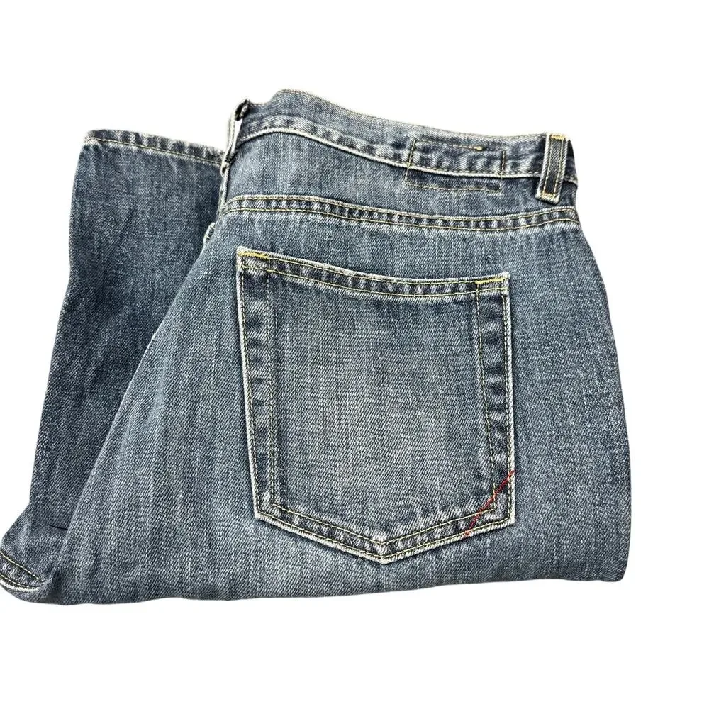 Banana Republic Jeans Relaxed Fit‎ Button Fly Mens 34x30 (35x29 ACTUAL) Denim